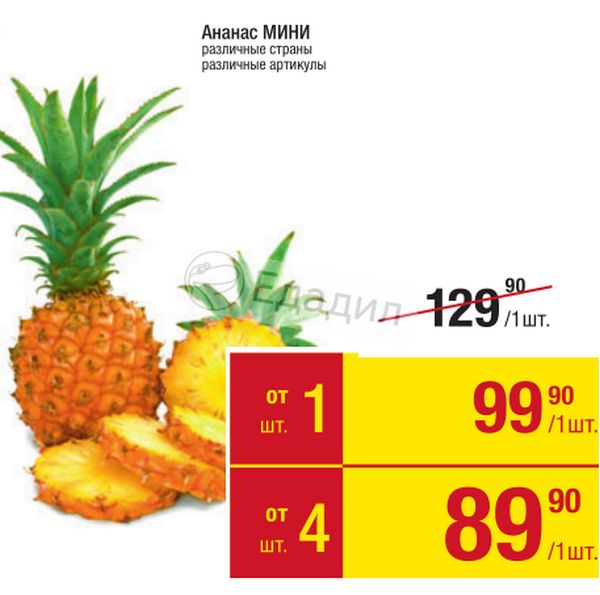 Ананас Сколько Стоит В Магазине