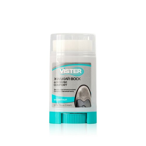 Жидкий воск для обуви Vister Комфорт (Comfort) бесцветный 50 мл ...