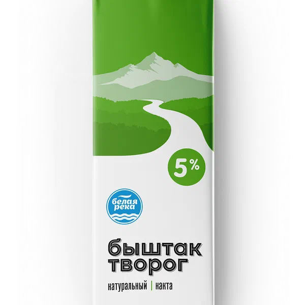 Творог Белая Река 5% 450г Кант сут