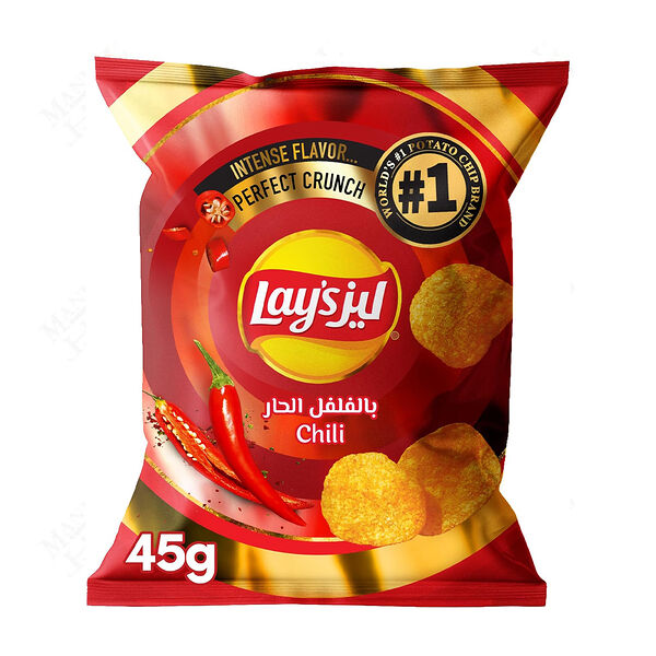 Lays Chips Chilli 45Gm
