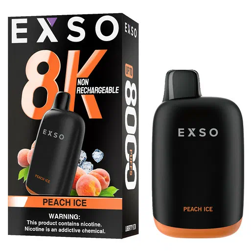EXSO Peach Ice 8K Vape