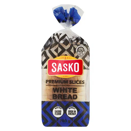 Sasko Premium Sliced White Bread 700g