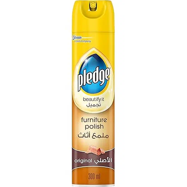 PLEDGE NATURAL FURNITURE POLISH AND SURFACE REVITALIZER 300ML