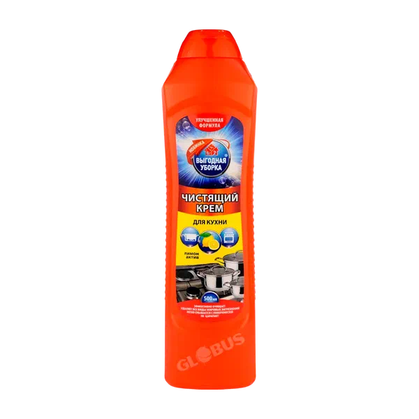 Крем чист Выгодная уборка д/кухни лимон 500мл