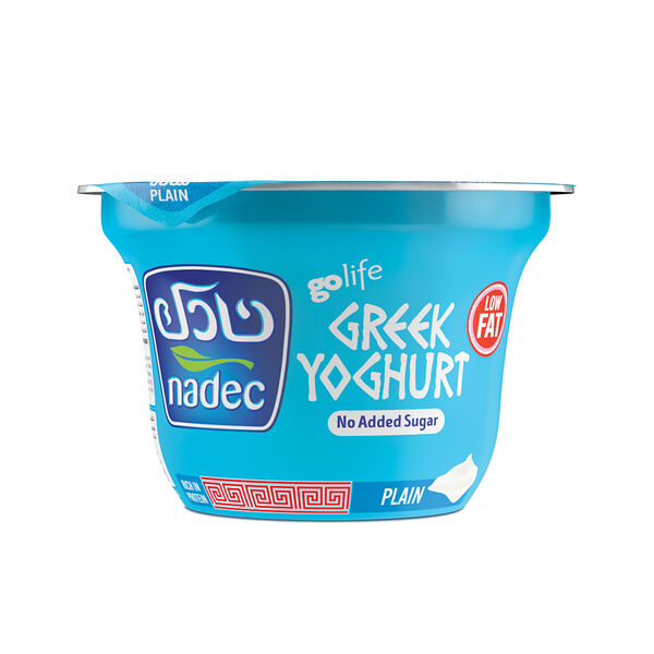 Nadec Greek Yoghurt Plain Lf 160Gm