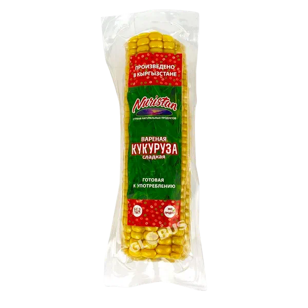 Кукуруза Nuristan варёная 1шт 250г в/у
