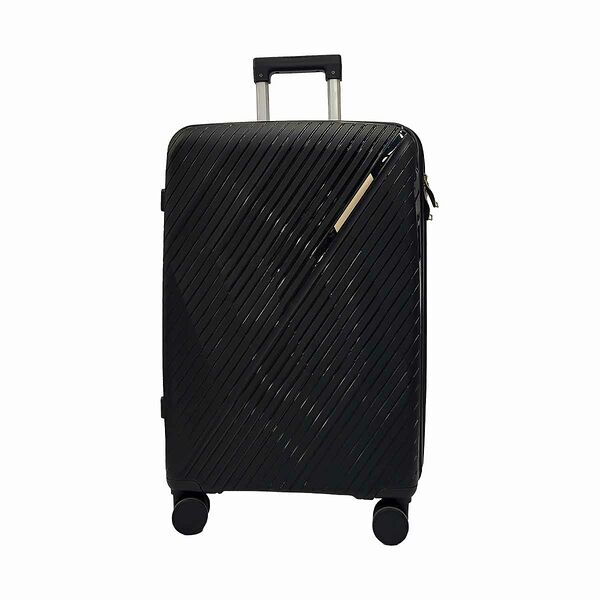 Abs Travel Trolley Black 24 Inch