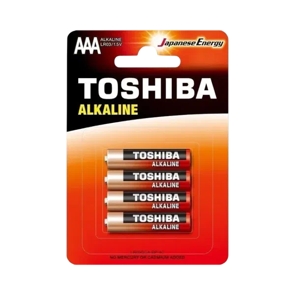 Батарейки Toshiba Super Alkaline Power LR03 AAA 4шт