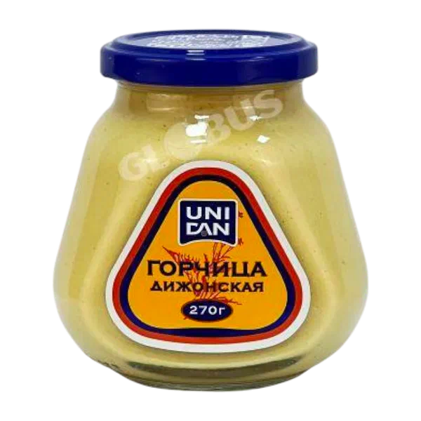 Горчица UNIDAN дижонская 270г ст/б