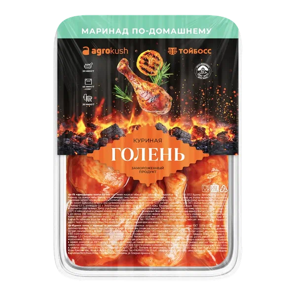 Голень куриная Тойбосс в маринаде по-домашнему зам. вес в/у