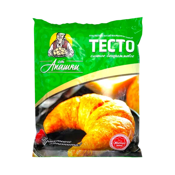 Тесто Ал Халал бездрожжевое слоеное 1кг