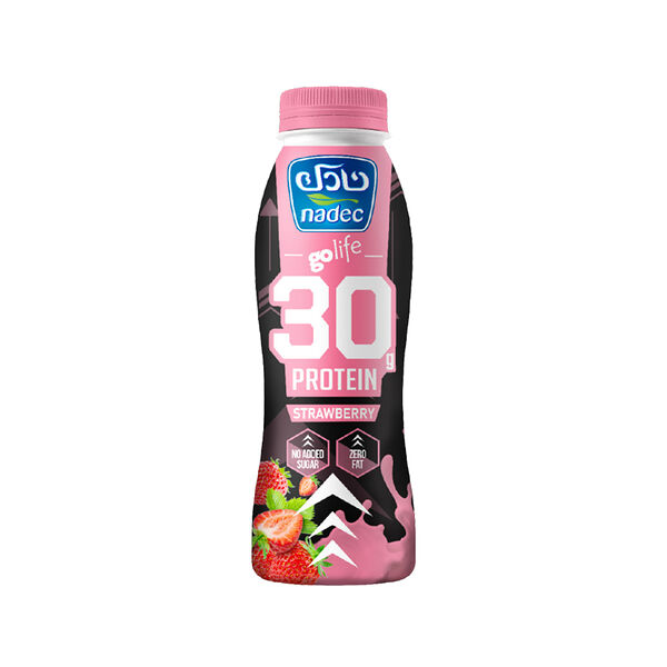 Nadec Protein Milk Strawberry 350Ml