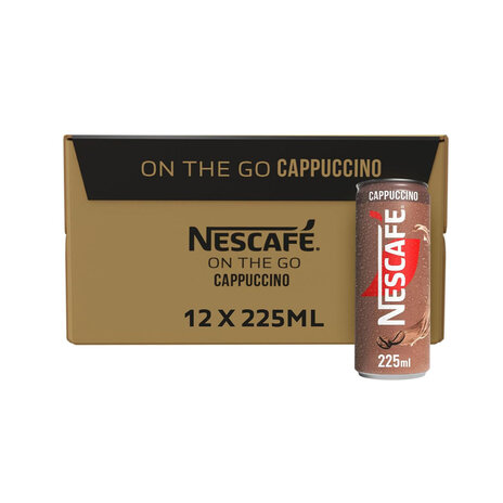 Nescafe Cappuccino Chilled Coffee 225Ml X 12