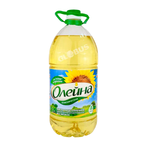 Масло подсолнечное Олейна 3л