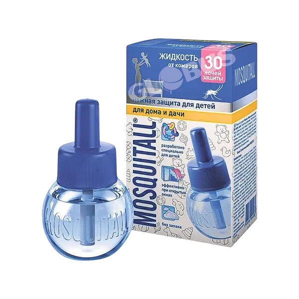 Жидкость д/фумигатора Mosquitall 30ноч нежная защита д/детей