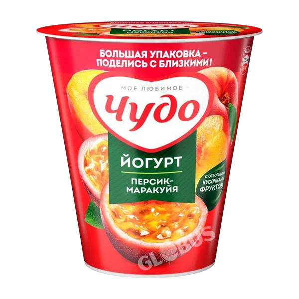 Йогурт Чудо вязкий перс/марак 2,0% 290г стак.Бишкексут