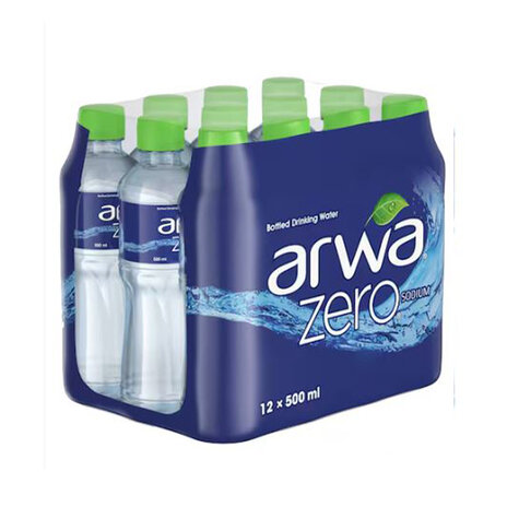 Arwa Zero Sodium Water12X500Ml