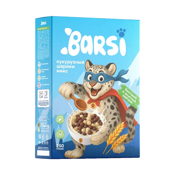 Barsi  Mix  даяр тамагы 250г кор