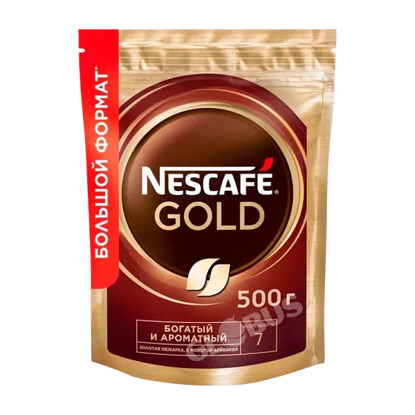 Кофе Nescafe Gold раств 500г д/п