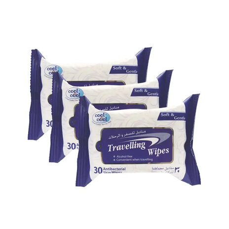 Coolcool Travelling Wipes30'S2+1Fre
