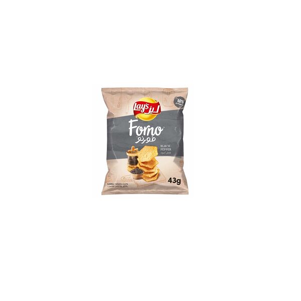 Lays Forno Black Pepper43G
