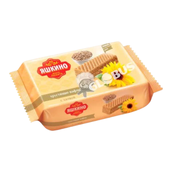 Вафли Яшкино с халвой 200г