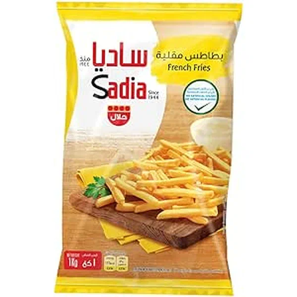 SADIA 6/6 THIN CUT CLASSIC FRENCH FRIES 1KG POUCH