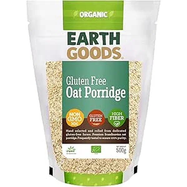 EARTH GOODS ORGANIC GLUTEN-FREE WHOLE GRAIN OAT PORRIDGE 500G