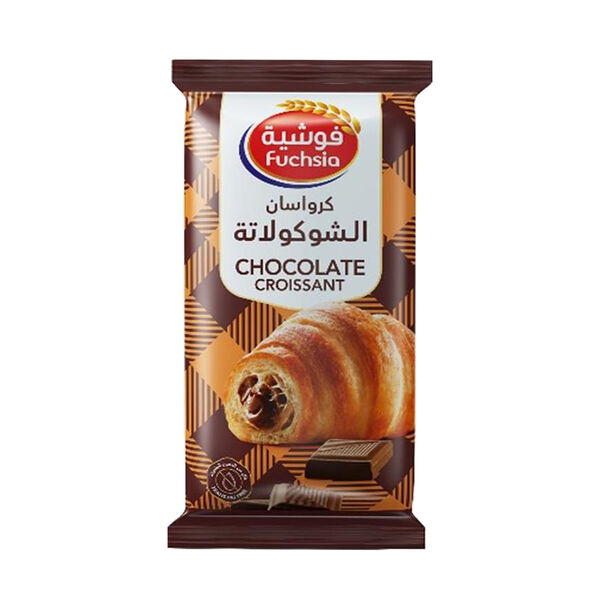 Fuchsia Chocolate Croissant