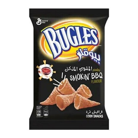 Bugles Smokin Bbq Corn Snack 30Gm