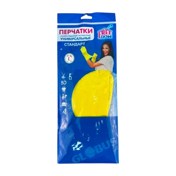 Перчатки Free Дом рез эконом L