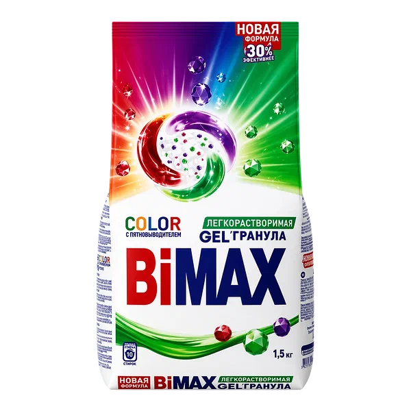 Порошок стир BiMax Color Automat 1,5кг