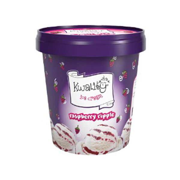Kwality Raspberry Ripple 1L