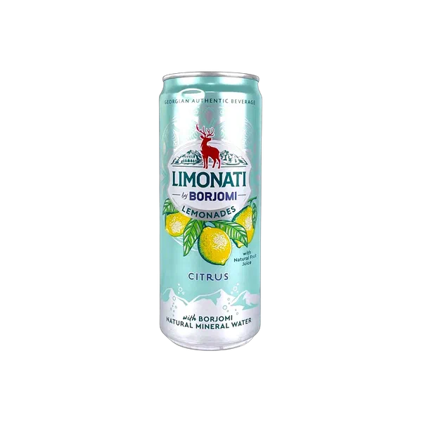 Borjomi Limonati Цитрус газ лимонады 0,33л ж/б