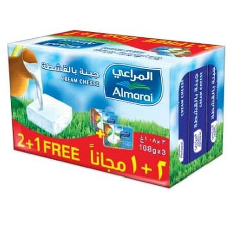 ALMARAI 108G2+1 SQ.POR.CHEESE