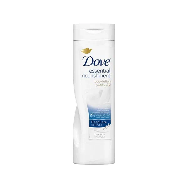 DOVE ESSENTIAL NOURISHMENT BODY LOTION FOR DRY SKIN 250ML