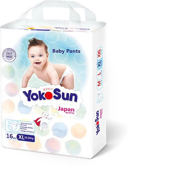 Трусики детск Yokosun Comfort-mini XL 12-20кг 16шт