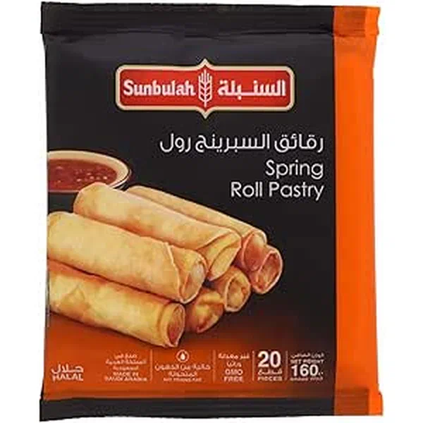 SUNBULAH THIN SPRING ROLL PASTRY SHEETS 160G PACK