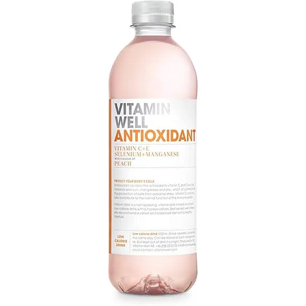 VITAMIN WELL ANTIOXIDANT PEACH FLAVORED FUNCTIONAL WATER 500ML