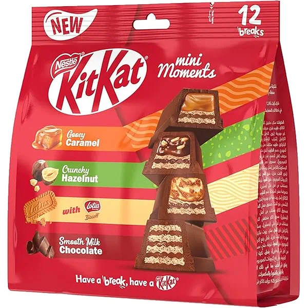 KITKAT MINI MOMENTS BAR 201GM - KITKAT MINI MOMENTS ASSORTED BAR