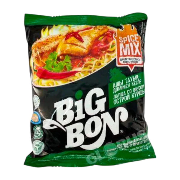 Вермишель б/п B.Bon кур остр. 75г