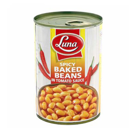 Luna Spicy Baked Beans 380G