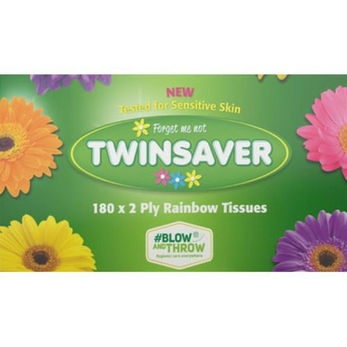 Twinsaver Facial Tissues 180s