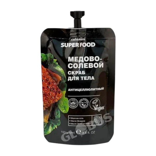 Скраб д/тела Cafemimi медово-солевой антицеллюлитный 100мл
