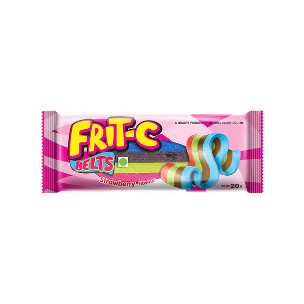 Frit-C Belts Jelly Strawberry Flavour 20Gm