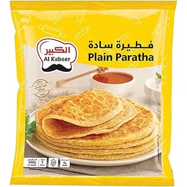 AL-KABEER TRADITIONAL PLAIN PARATHA MULTI-PACK 400G