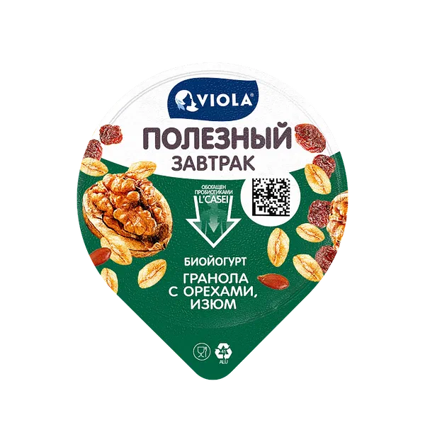 Слобода гранола/жангак/ мейиз менен биойогурту 5% 190 г