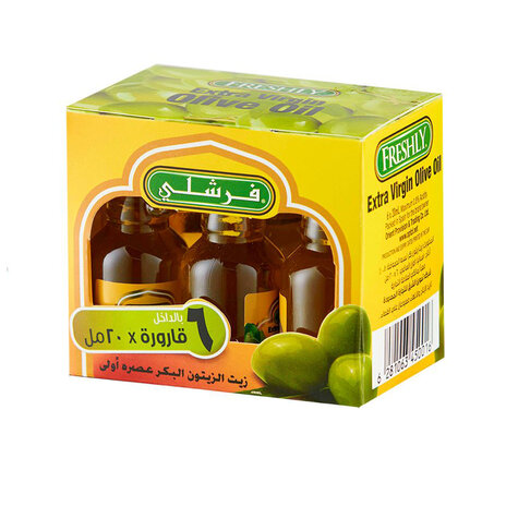 Freshly Extra Virgin Olive Oil 20 Ml 6X