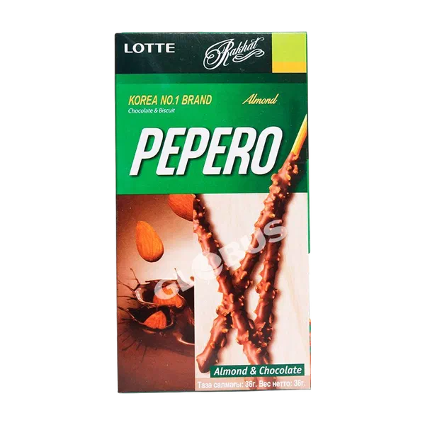 Lotte Pepero almond 32г таякачалары