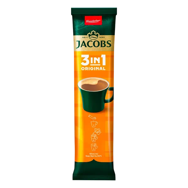 Jacobs Monarch Original кофеси 1де3 12г саше 